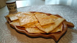 Cecina  classica o farinata di ceci