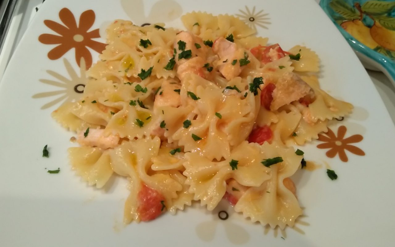 Farfalle al Salmone senza panna e burro