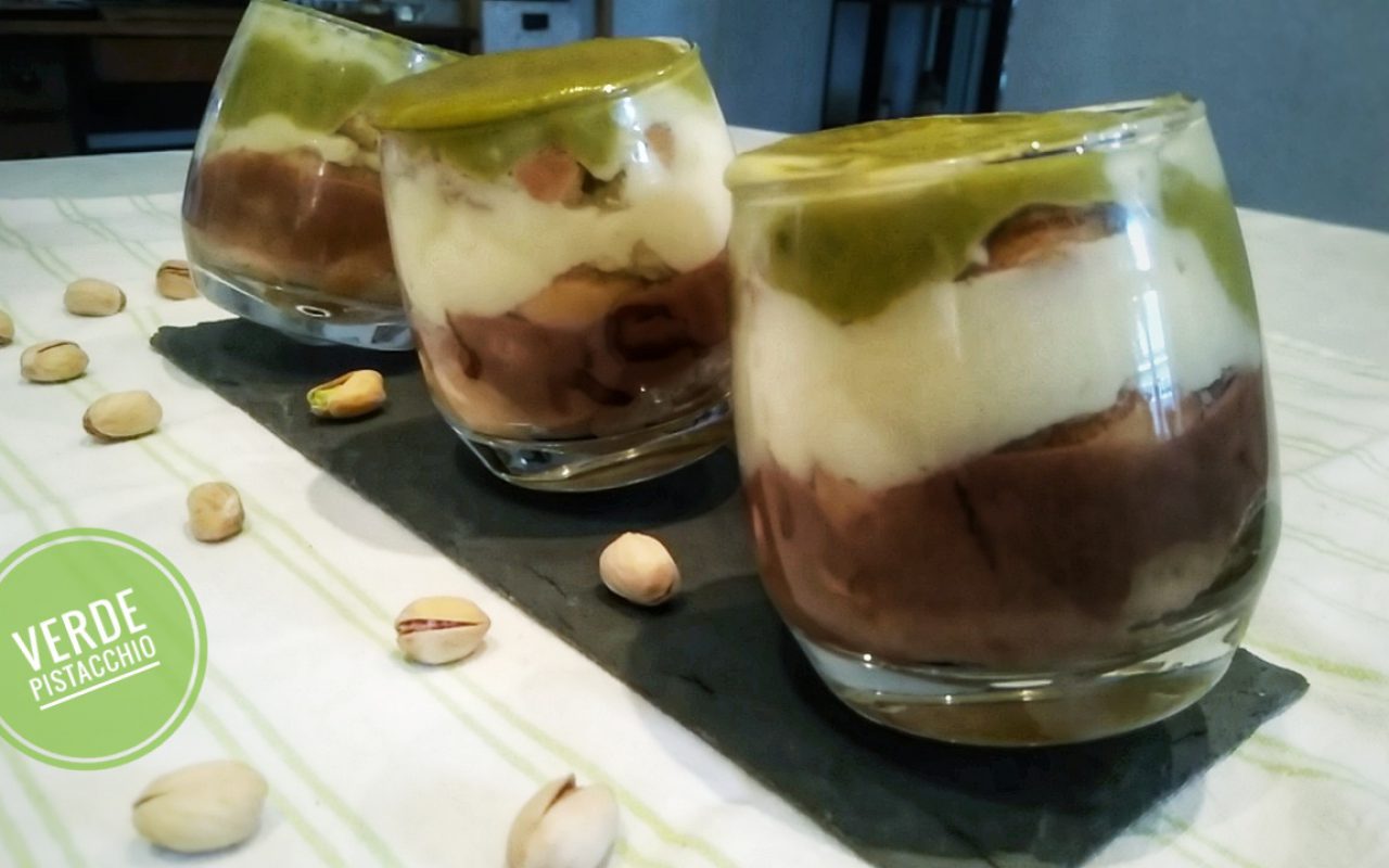 Vasetti Di Trisamisù Nutella, Vaniglia e Pistacchio