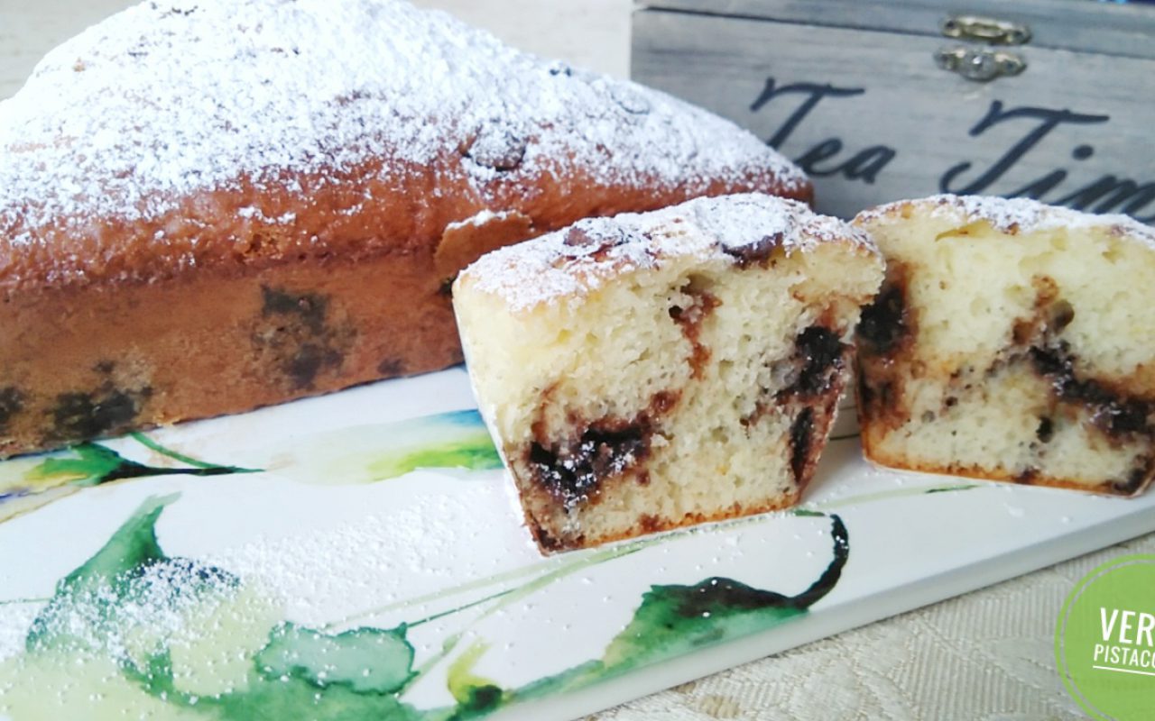 Plumcake al Mandarino, Yogurt e Gocce di Cioccolato