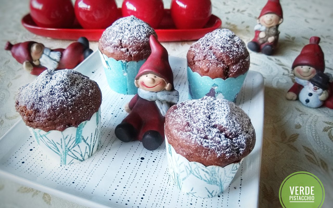 Muffins Ricotta, Cioccolato e Noci