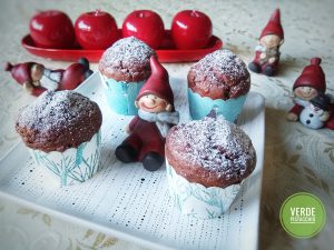 Muffins Ricotta, Cioccolato e Noci