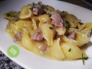 Pasta e Patate Risottata con Salsiccia