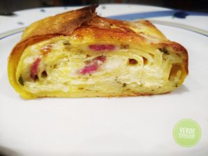 Rotolo di Frittata in Padella