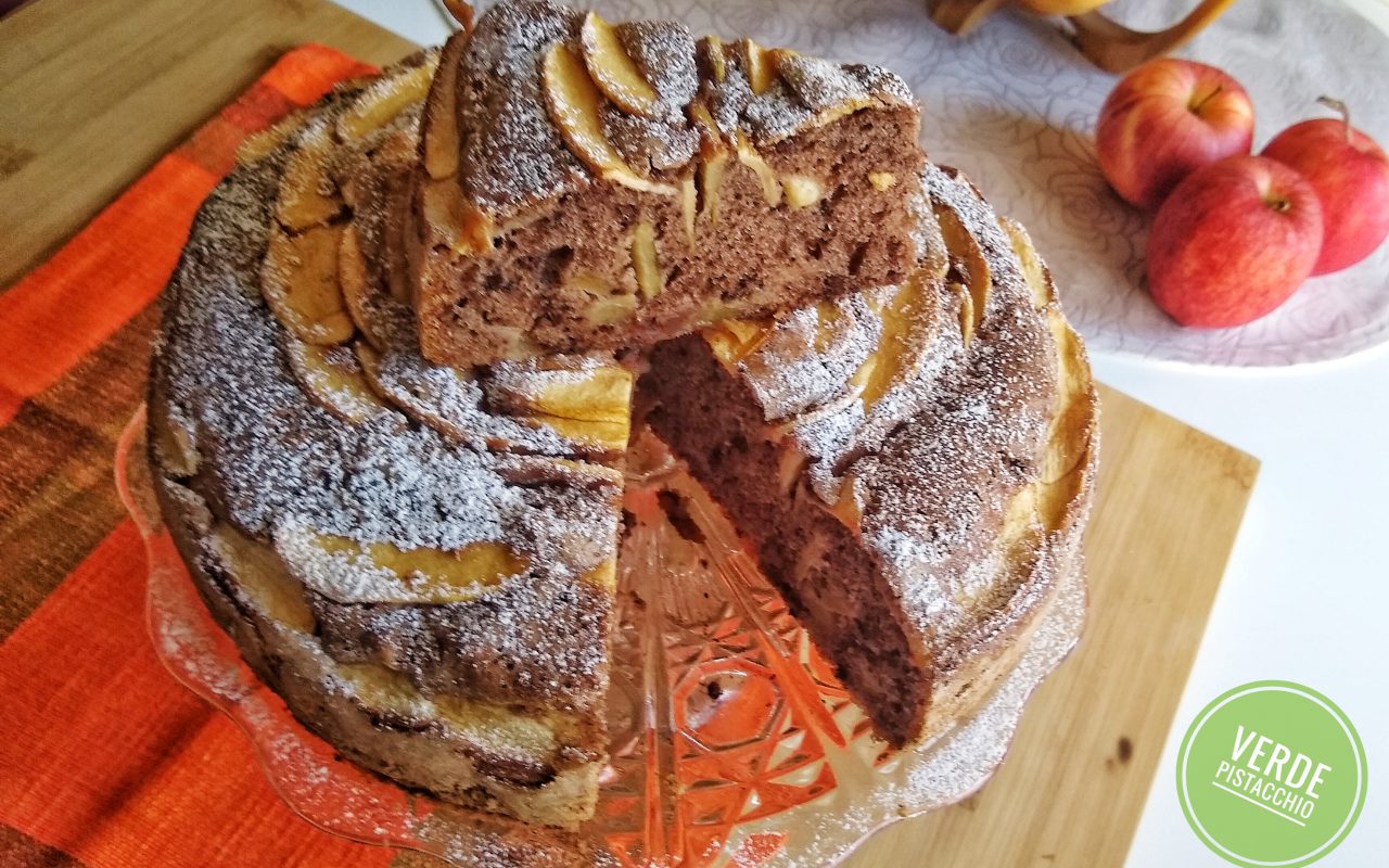 Torta di Mele al Cioccolato