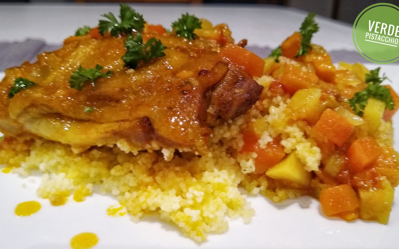 Pollo Speziato con Cous Cous di Verdure