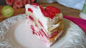 Torta di Crepes alle Fragole