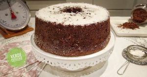 Angel cake al cioccolato e cocco