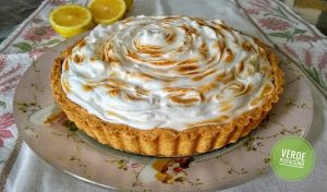 Lemon meringue pie o torta al limone con meringa