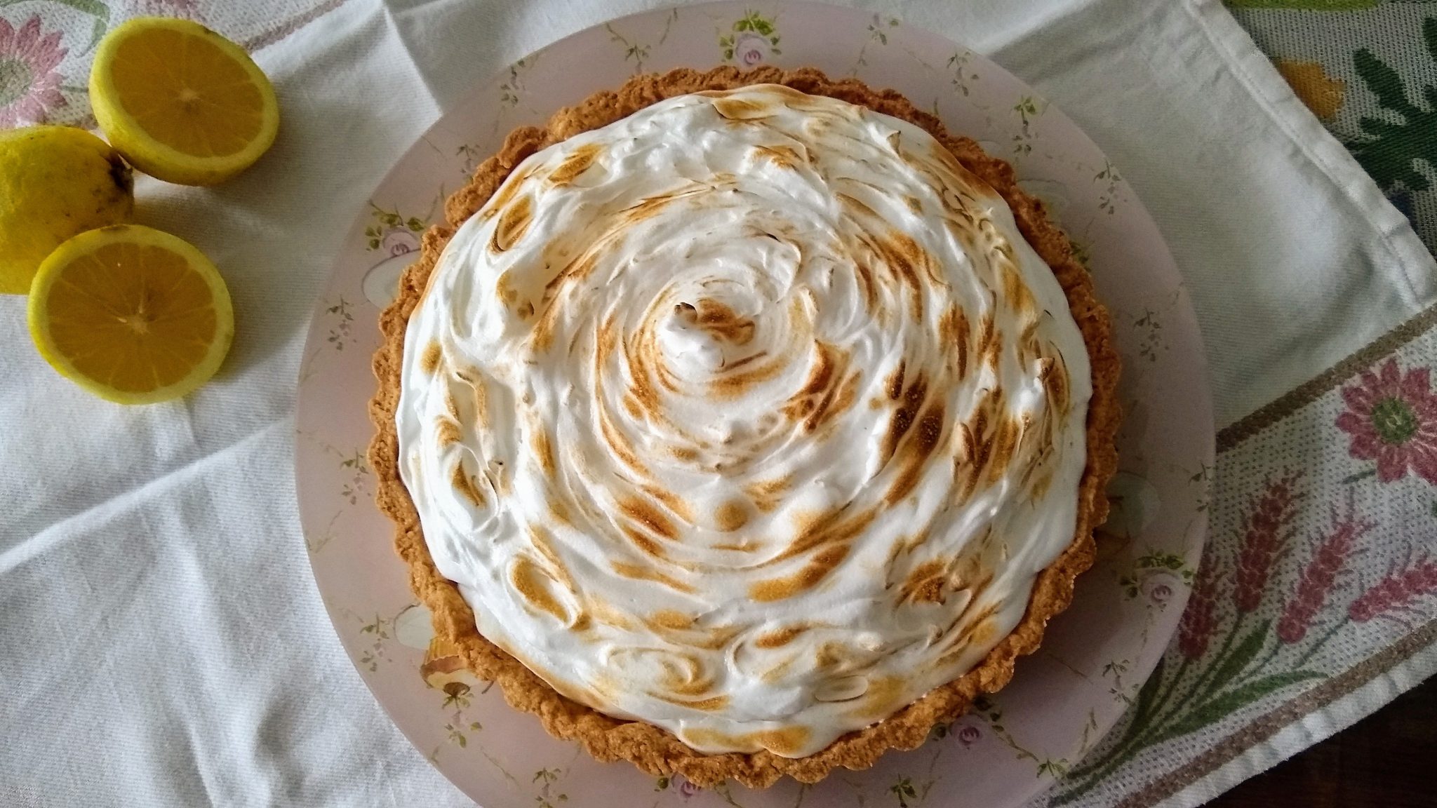 torta al limone e meringa