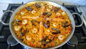 Paella de marisco