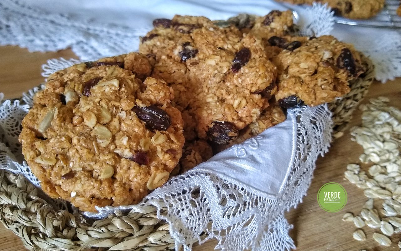 Biscotti di fiocchi di avena deliziosi