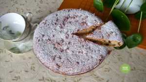 Torta al cocco e cioccolato