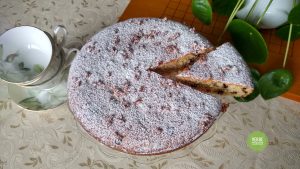 Torta al cocco e cioccolato