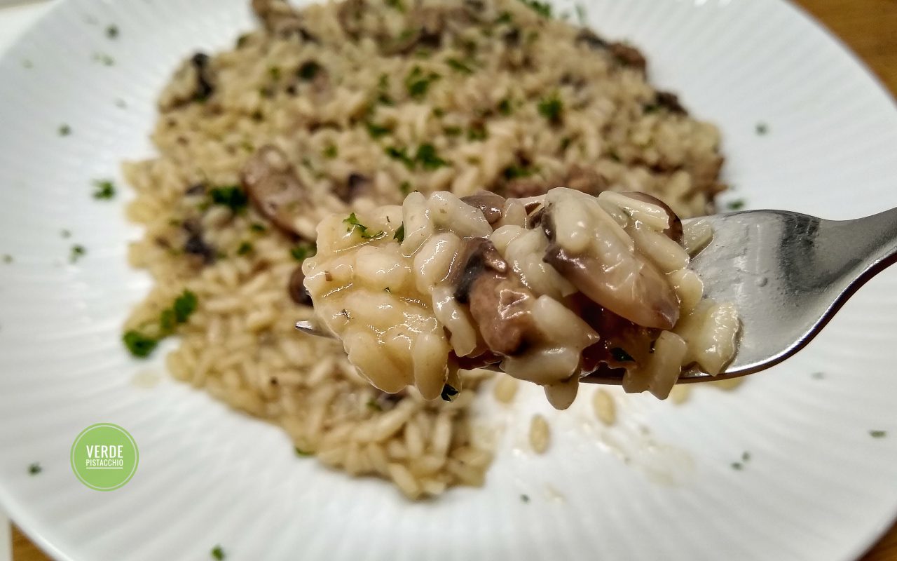 Risotto ai funghi e salsiccia