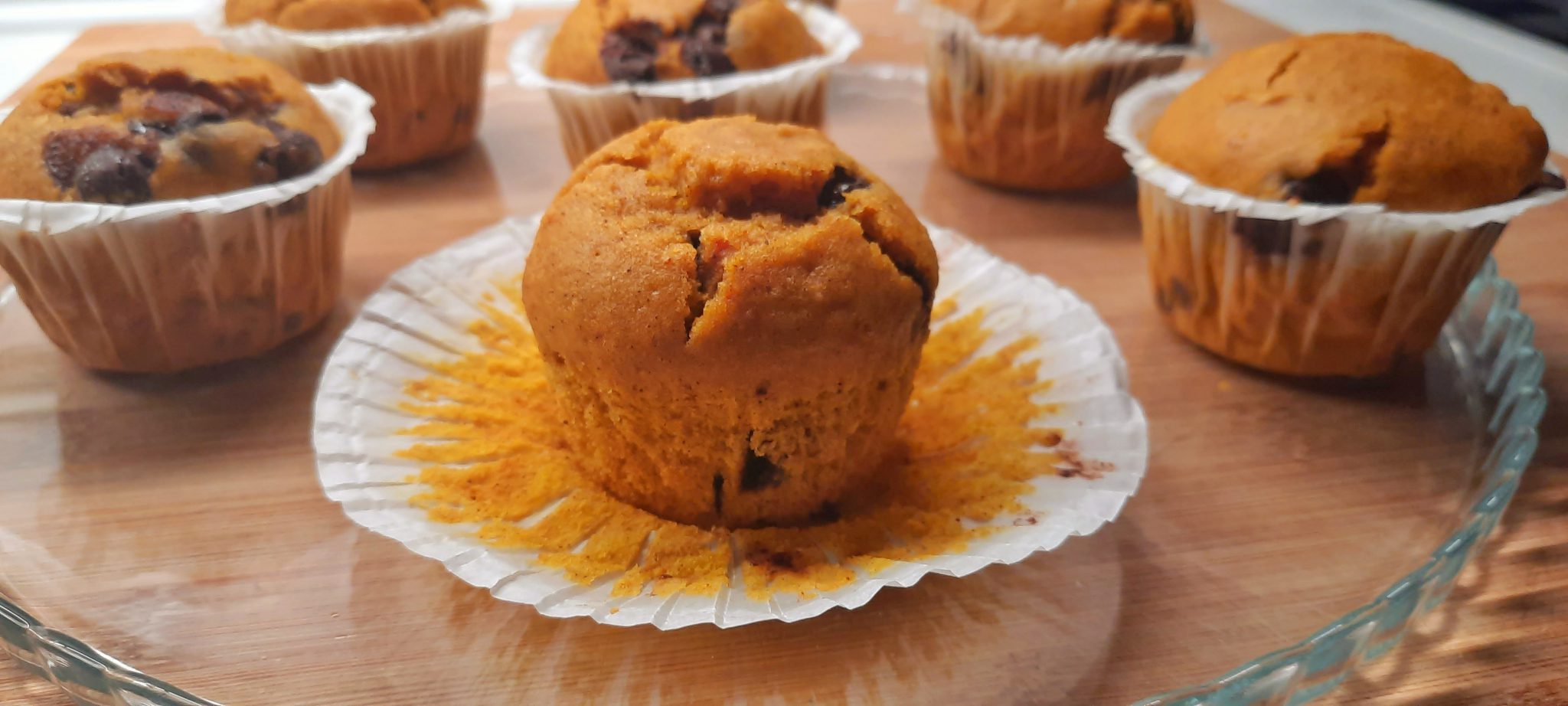 muffin alla zucca e cioccolato